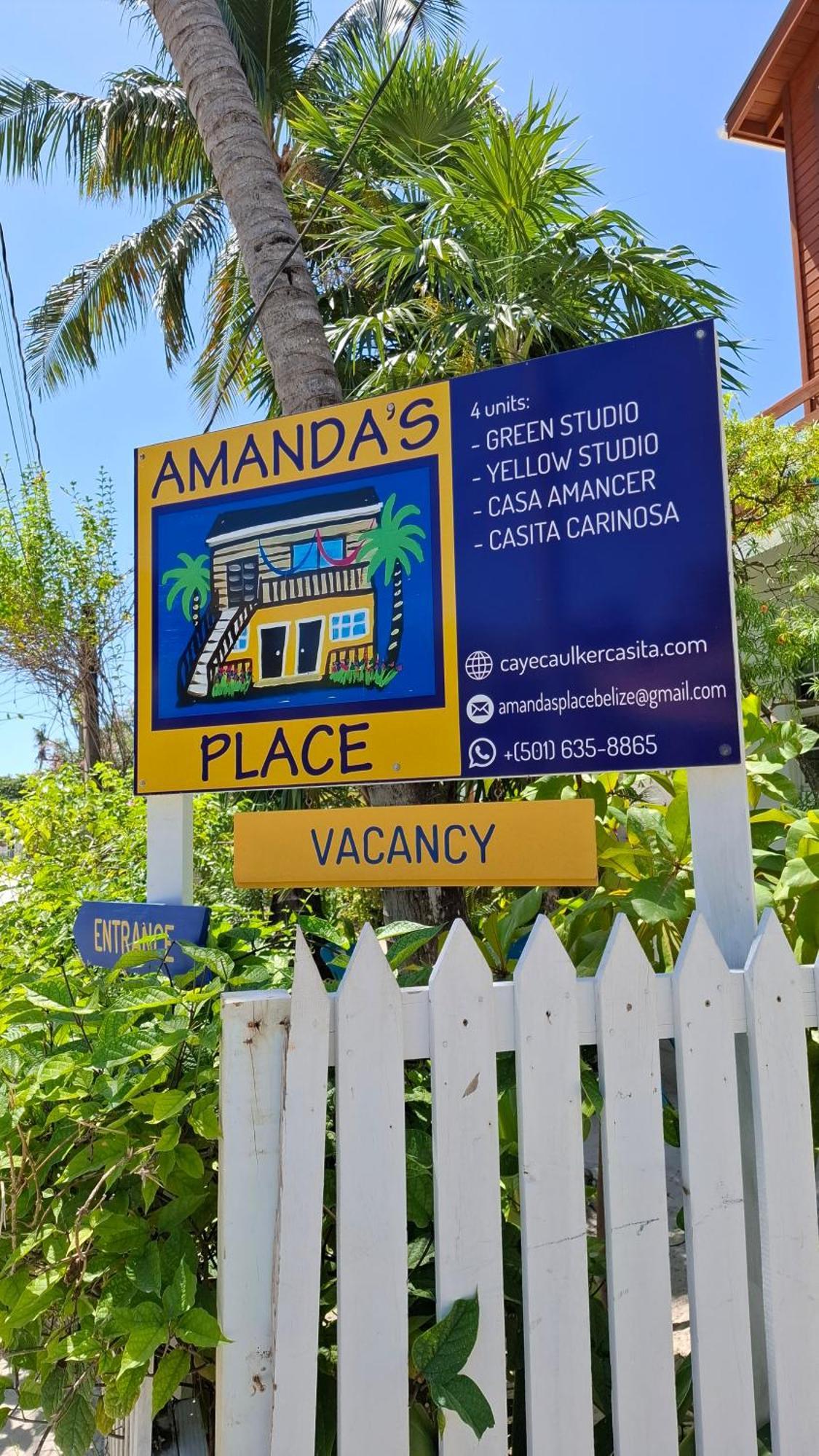 Amanda'S Place Green Studio - Pool And Tropical Garden Caye Caulker Dış mekan fotoğraf