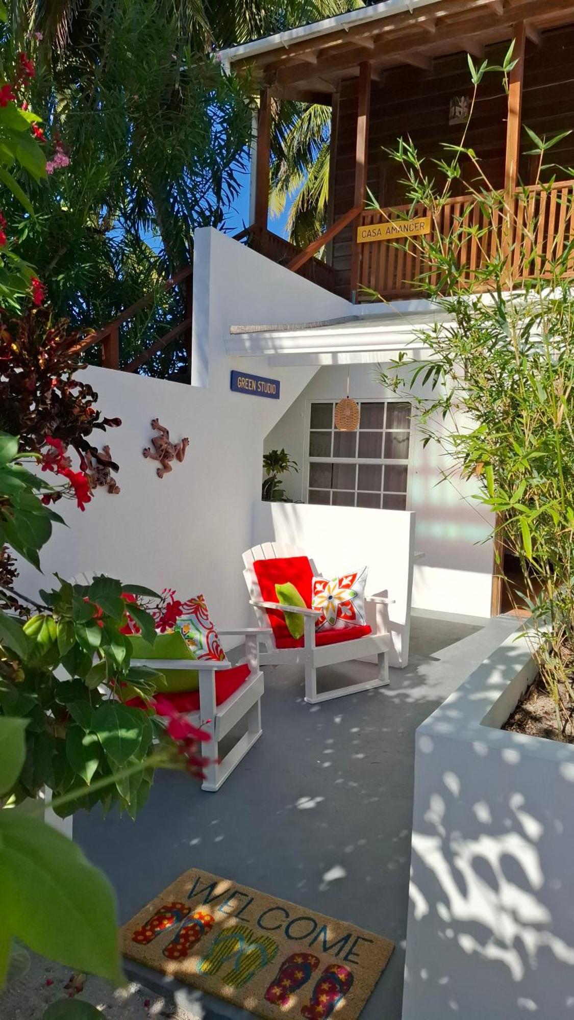 Amanda'S Place Green Studio - Pool And Tropical Garden Caye Caulker Dış mekan fotoğraf