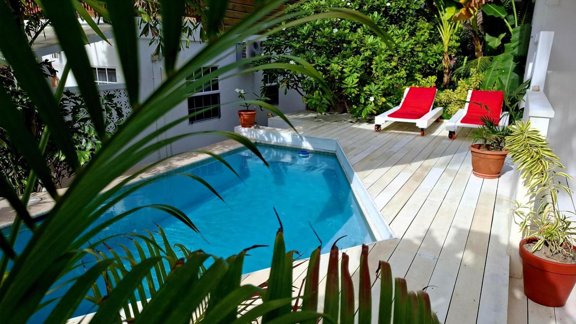 Amanda'S Place Green Studio - Pool And Tropical Garden Caye Caulker Dış mekan fotoğraf